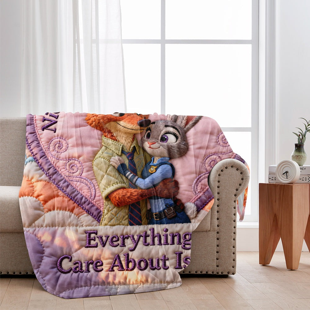 Personalized Couple Blanket with Movie Theme - Custom Gift for Him/Her