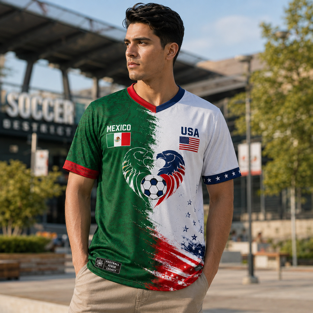 Personalized Mexico USA Soccer Jersey Custom Name Number Gift for Fans
