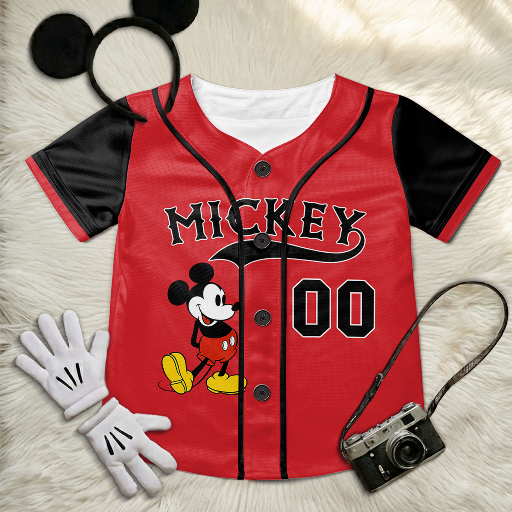 Personalized Disney Baseball Jersey for Kids, Youth, Adult - Unique Gift for Movie Fans