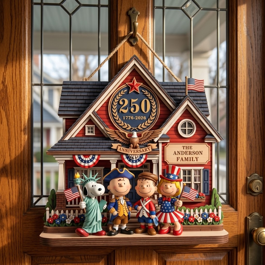 Personalized 250th Anniversary Wood Sign for Family | Unique Home Decor