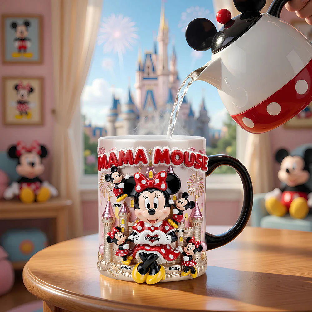 Personalized Coffee Mug Magic Mouse Sweet Castle Gift for Mom