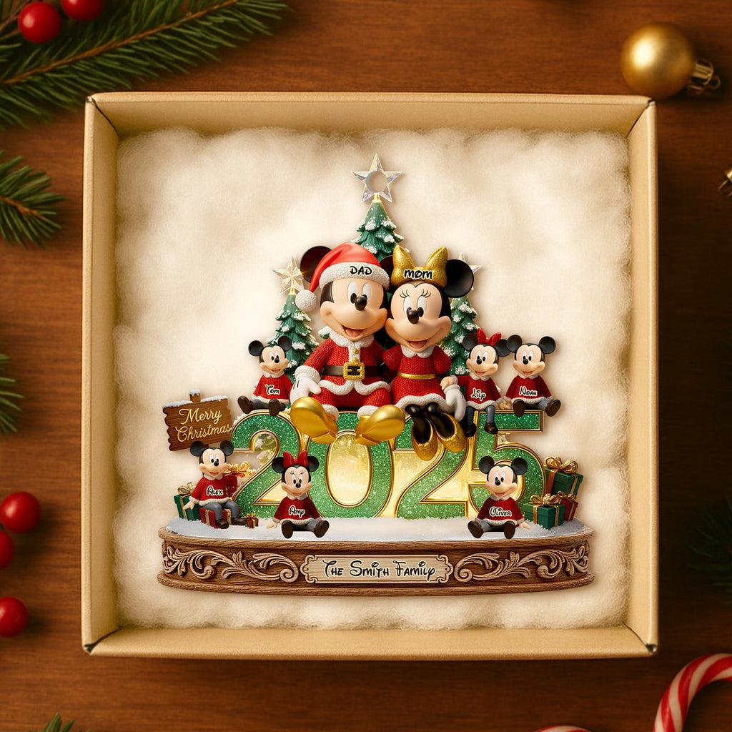 Personalized Family Christmas Ornament Custom Acrylic Décor Gift