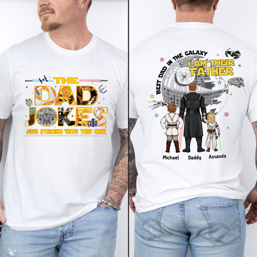 Personalized Dad Jokes Shirt Custom Name Gift for Father