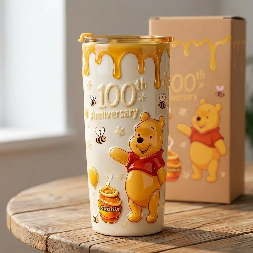 Personalized 100th Anniversary Tumbler for Movie Fans Gift