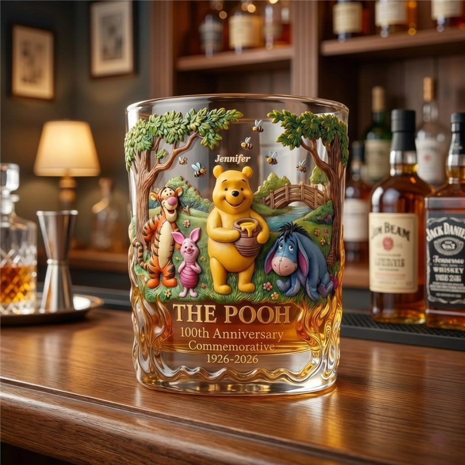 Personalized Whiskey Glass 100th Anniversary Gift for Movie Fans