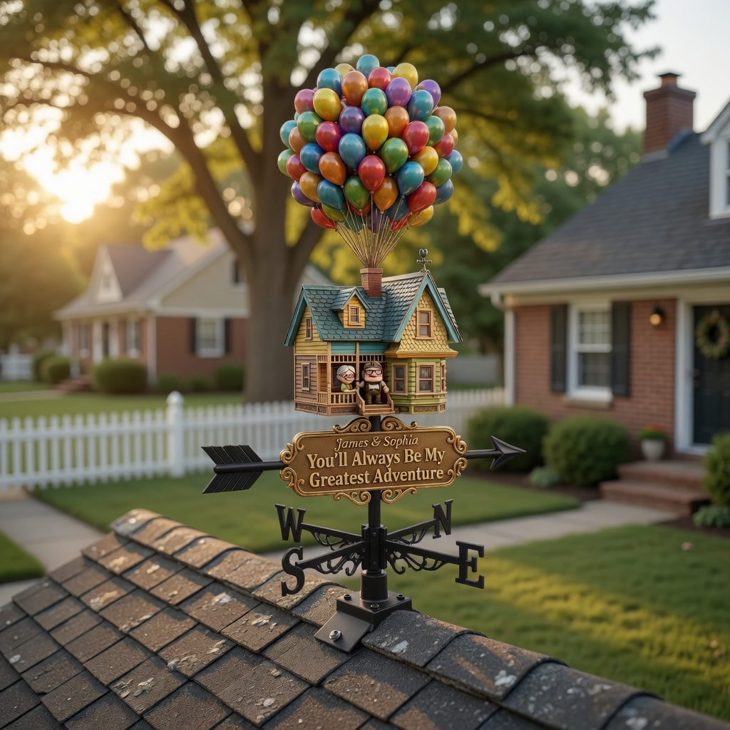 Personalized Weather Vane Custom Name Gift for Family Couples