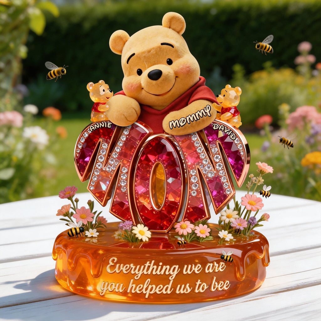 Personalized Acrylic Mom Plaque Heartfelt Gift for Mother's Day