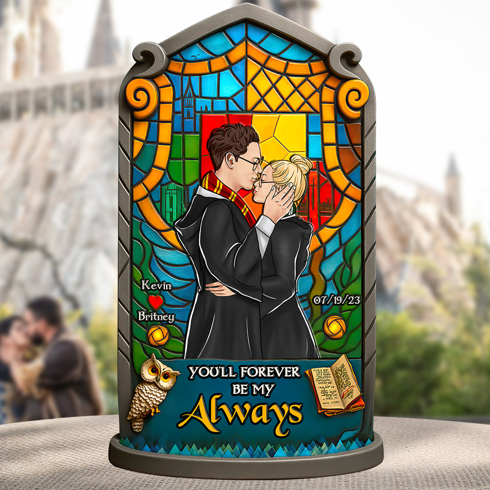 Personalized Acrylic Plaque for Couples - Wizard Theme Gift