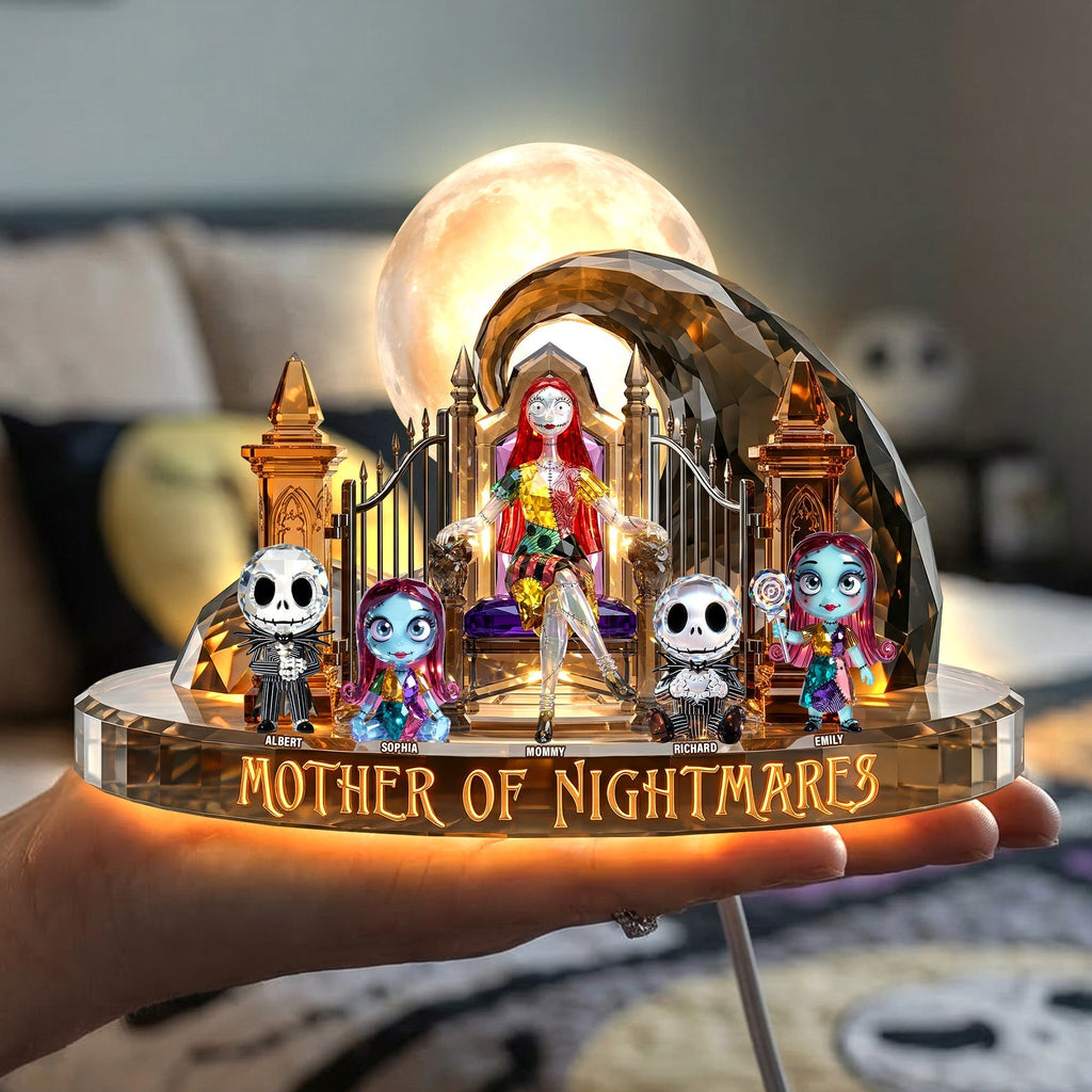 Personalized Spooky Mother of Nightmares Acrylic Light Box Gift for Mom