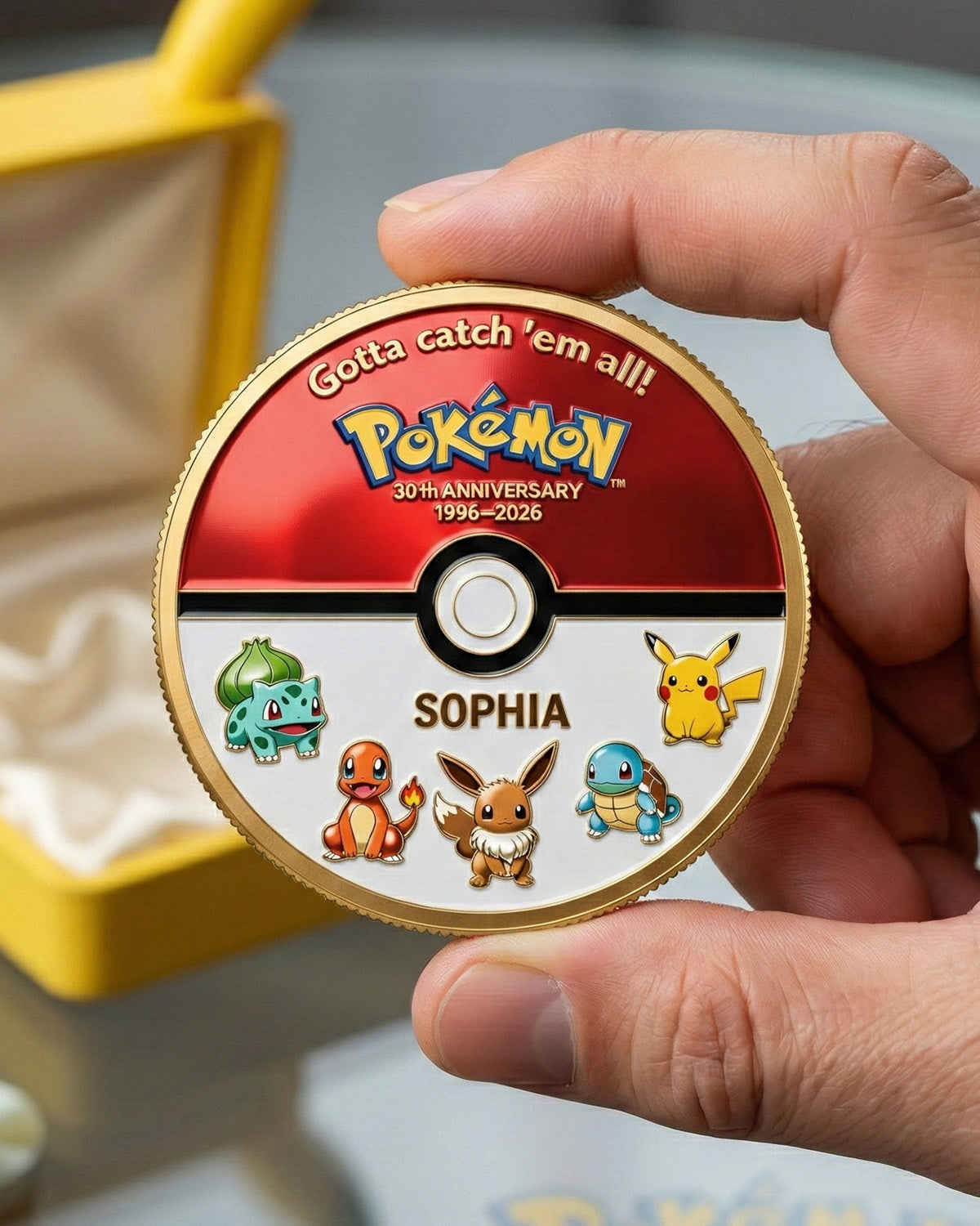 Personalized Commemorative Coin for Movie Fans Gift Idea