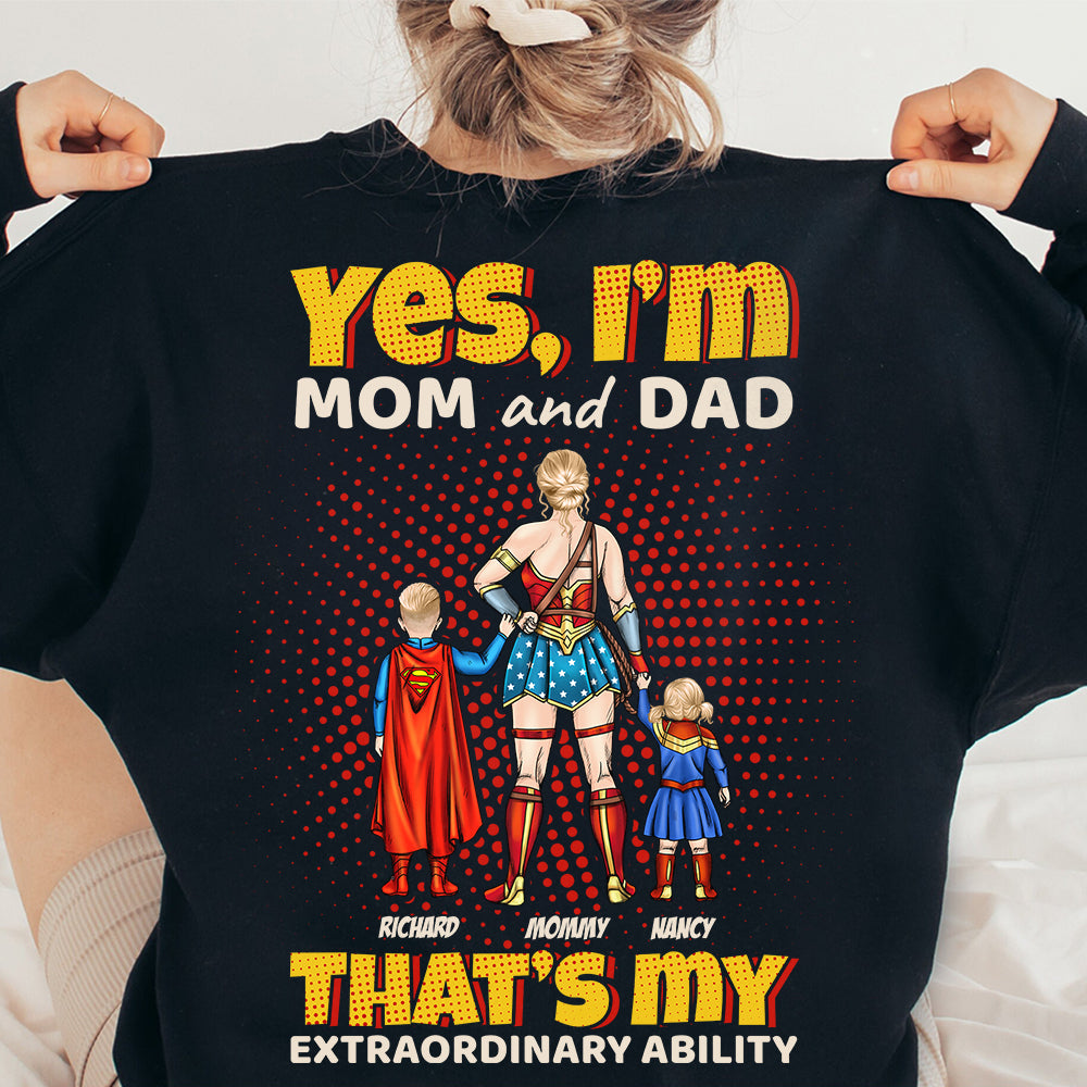 Personalized Mom Shirt Yes I'm Mom Custom Family Gift Cotton Apparel GradoCreations
