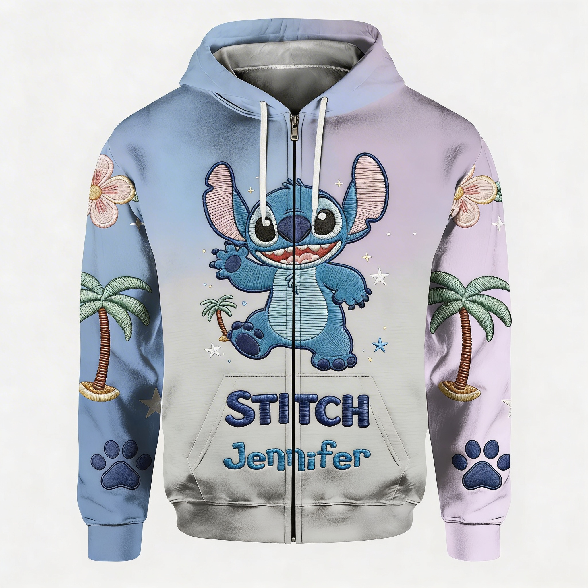 Personalized All Over Shirt with Stitch Design for Her - Gift for Movie Fans