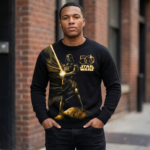 Personalized 50th Anniversary Star Wars AOP Shirt Gift for Movie Fans AOP Shirt GradoCreations