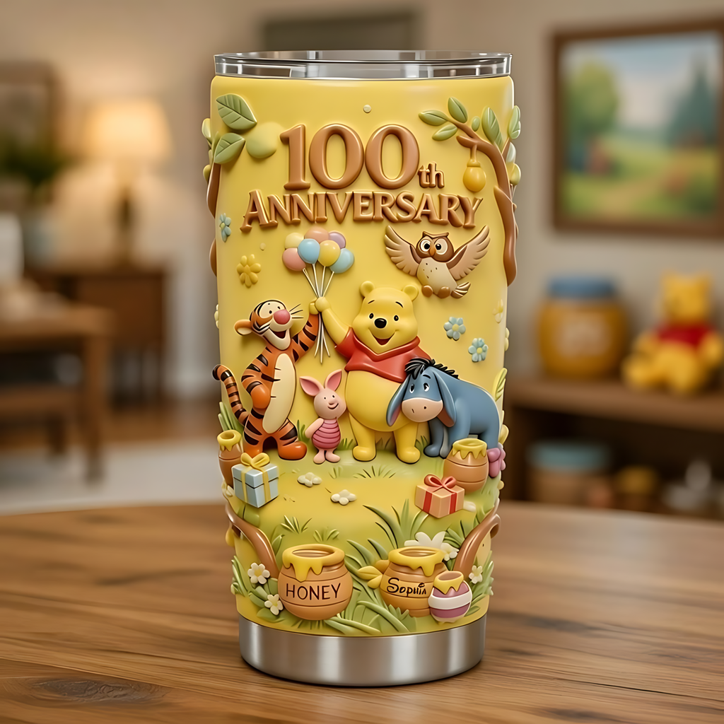Personalized 100th Anniversary Tumbler Gift for Movie Fans