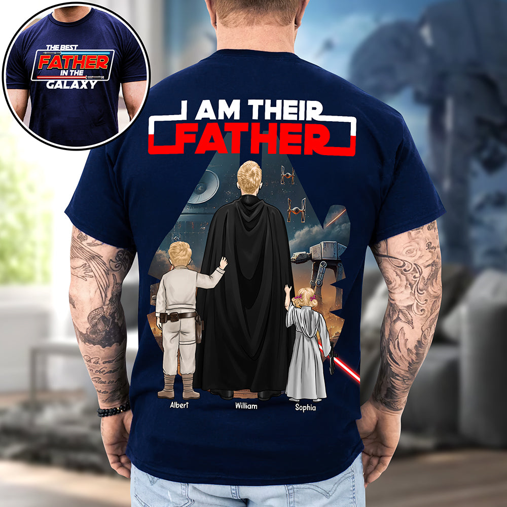 Personalized Star Wars T-Shirt for Dad – Custom Gift for Father's Day