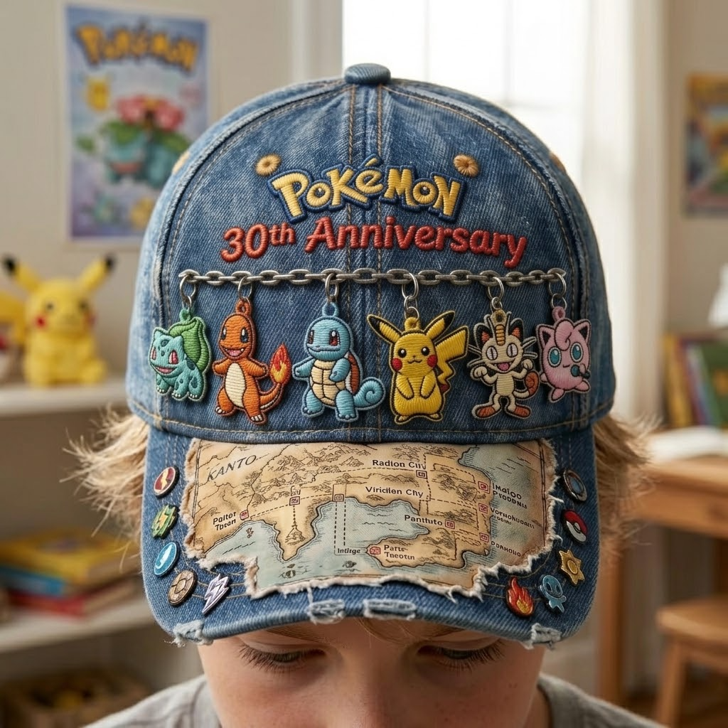 Personalized Denim Cap 30th Anniversary Gift for Movie Fans Classic Cap GradoCreations
