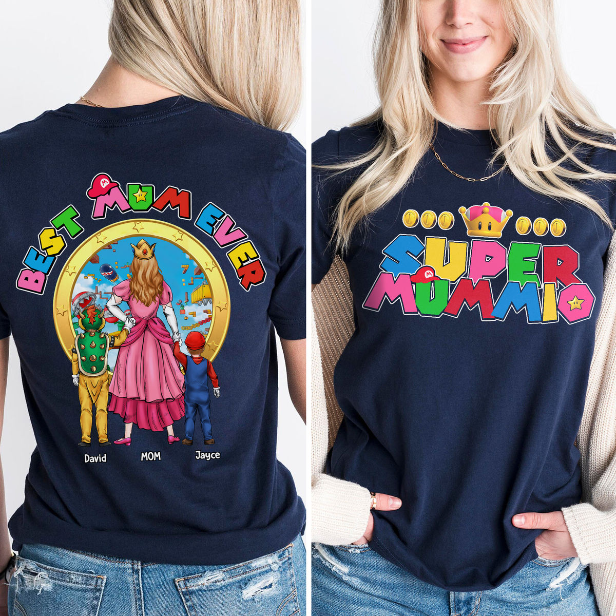 Personalized Super Mom Shirt Gift for Mom | Customization Available