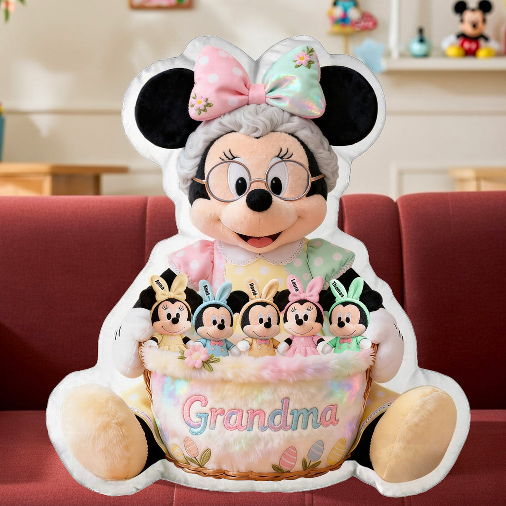 Personalized Easter Pillow Custom Shaped Gift for Mom