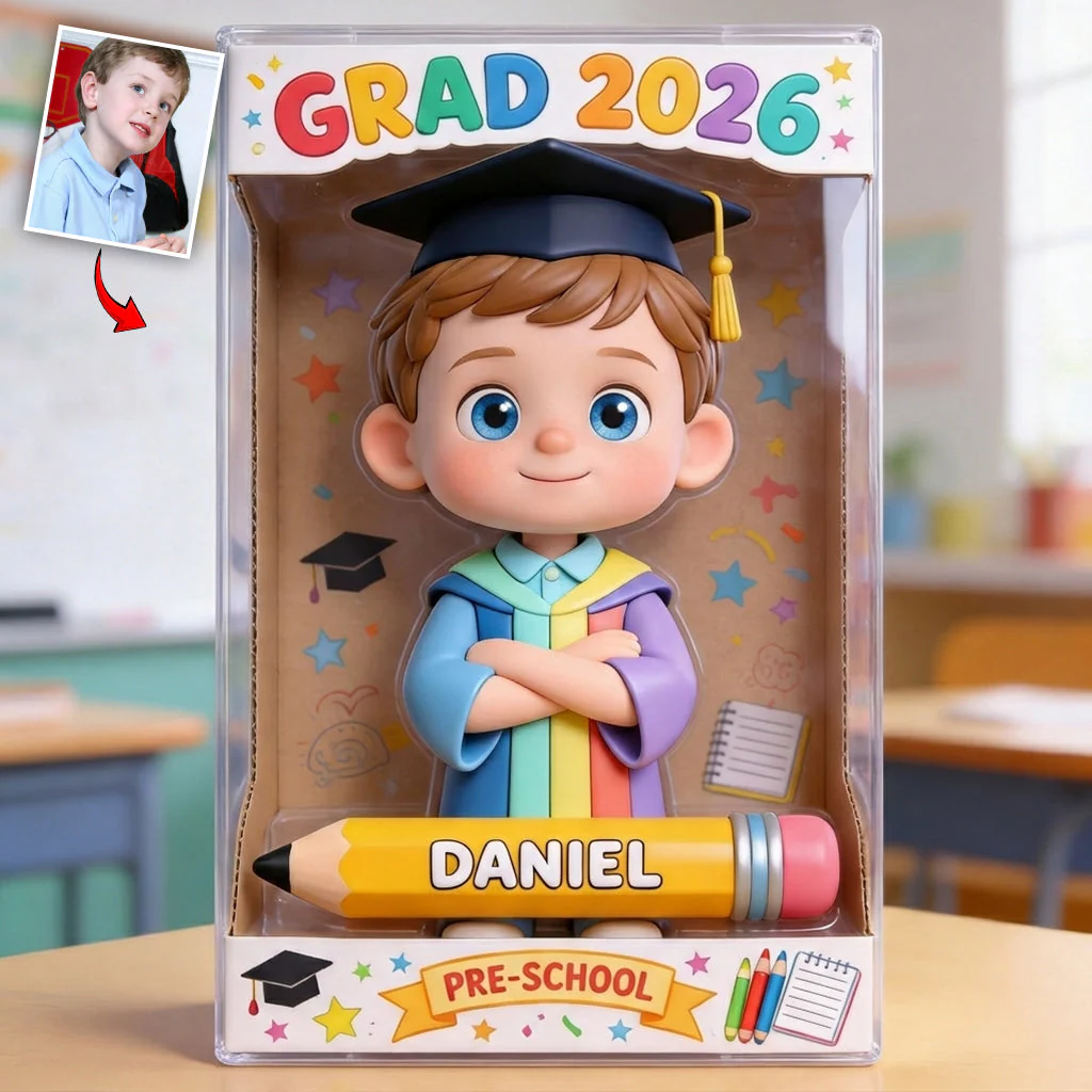 Personalized Graduation Acrylic Plaque Custom Name Gift for Kids