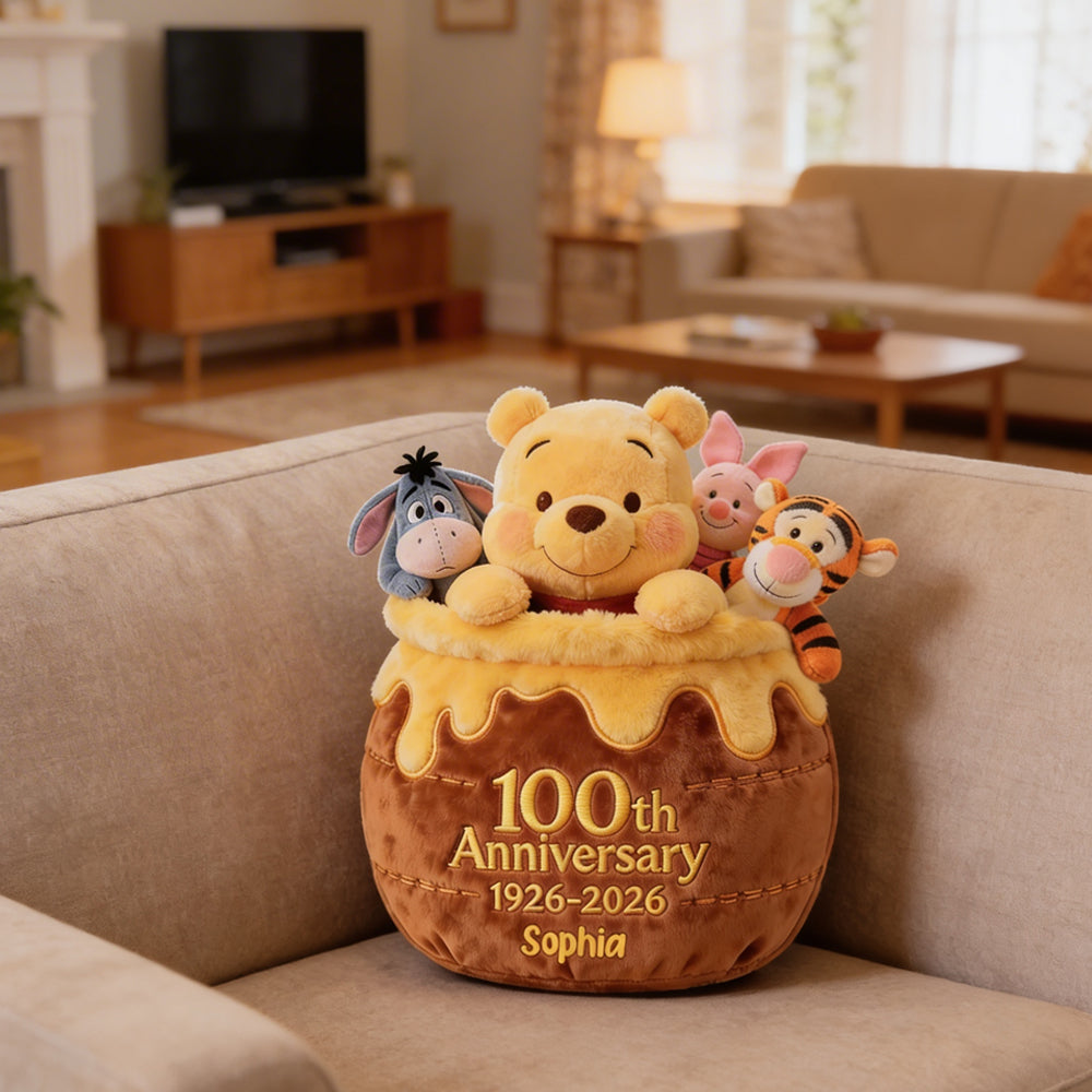Personalized Disney Honey Bear Pillow Custom Gift for Movie Fans