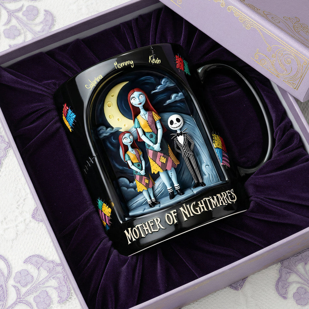 Personalized Spooky Mother of Nightmares Ceramic Mug for Mom
