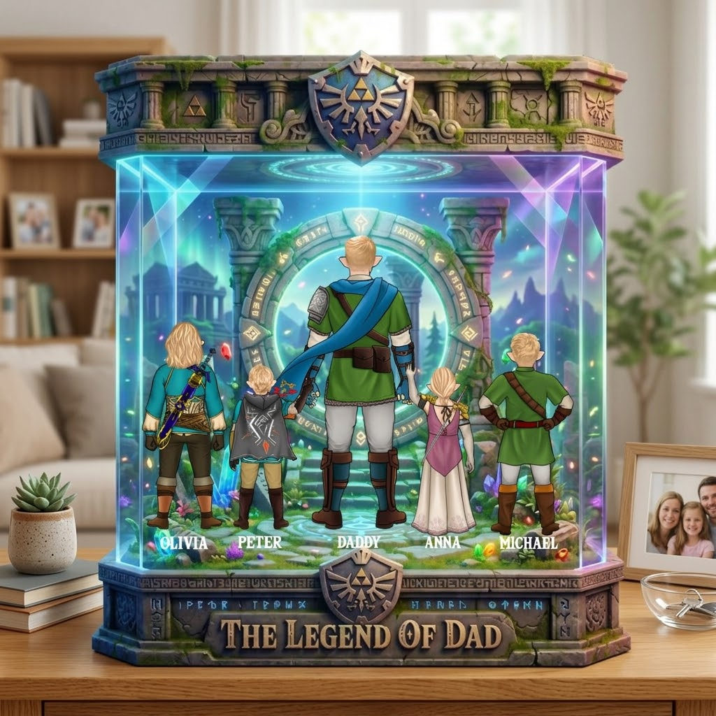 Personalized Acrylic Plaque Legend Of Dad Gift for Dad