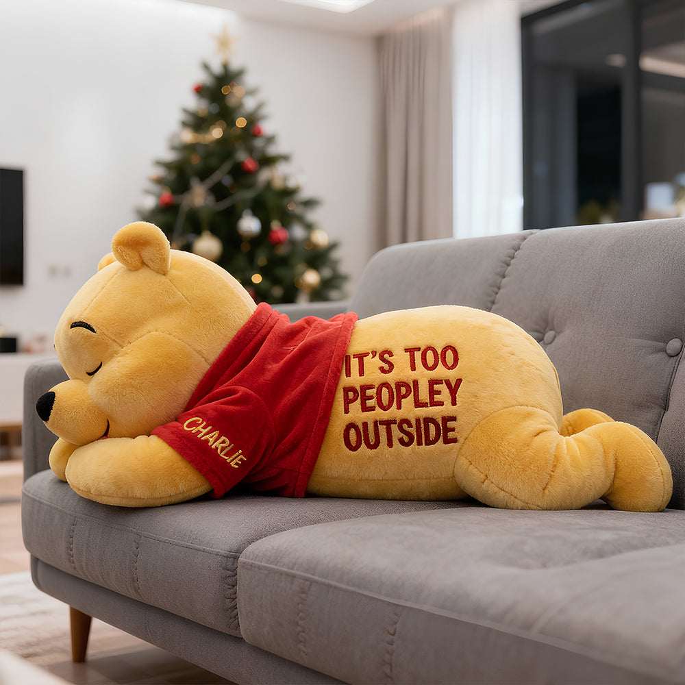 Personalized Honey Bear Pillow Custom Name Gift for Kids Christmas