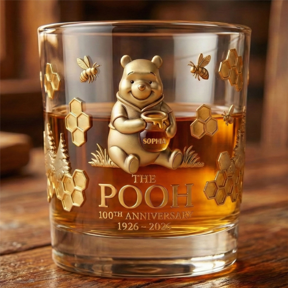 Personalized 100th Anniversary Whiskey Glass Gift for Movie Fans