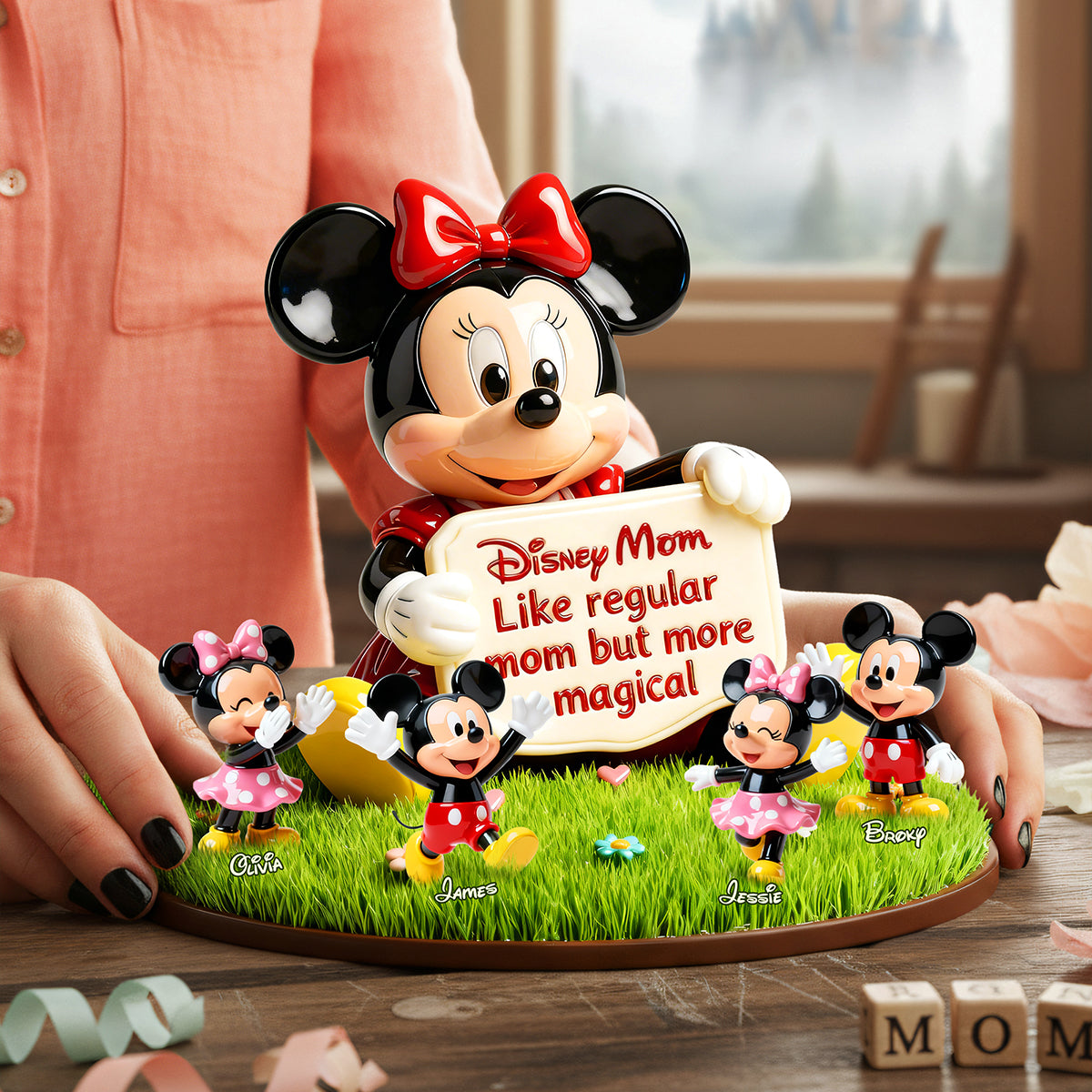 Personalized Acrylic Plaque Magical Mom Gift for Mother's Day