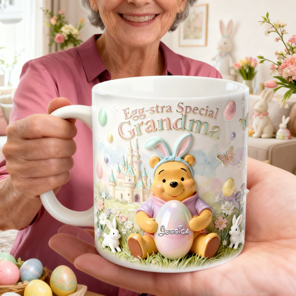 Personalized Egg-stra Special Grandma Mug Custom Names | Gift for Easter