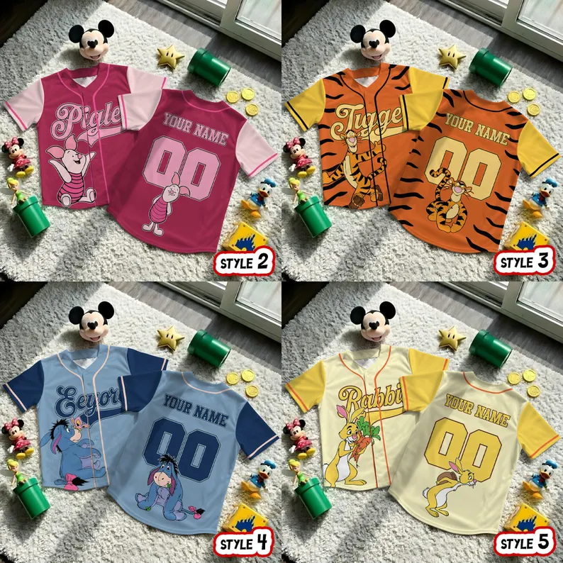 Personalized Baseball Jersey Celebrate 100 Years Friendship for Kids & Adults | GradoCreations