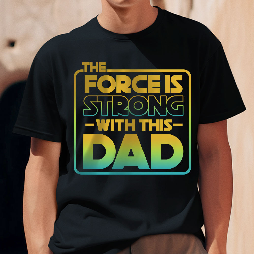 Personalized Star Wars Father's Day T-Shirt for Dad - Cotton Apparel
