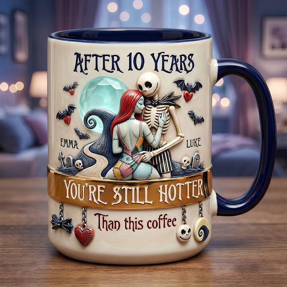 Personalized Spooky Accent Mug for Couples | Halloween Gift Idea