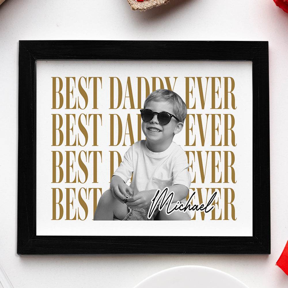 Personalized Custom Picture Frame Gift for Dad | GradoCreations HN590 - Picture Frame GradoCreations