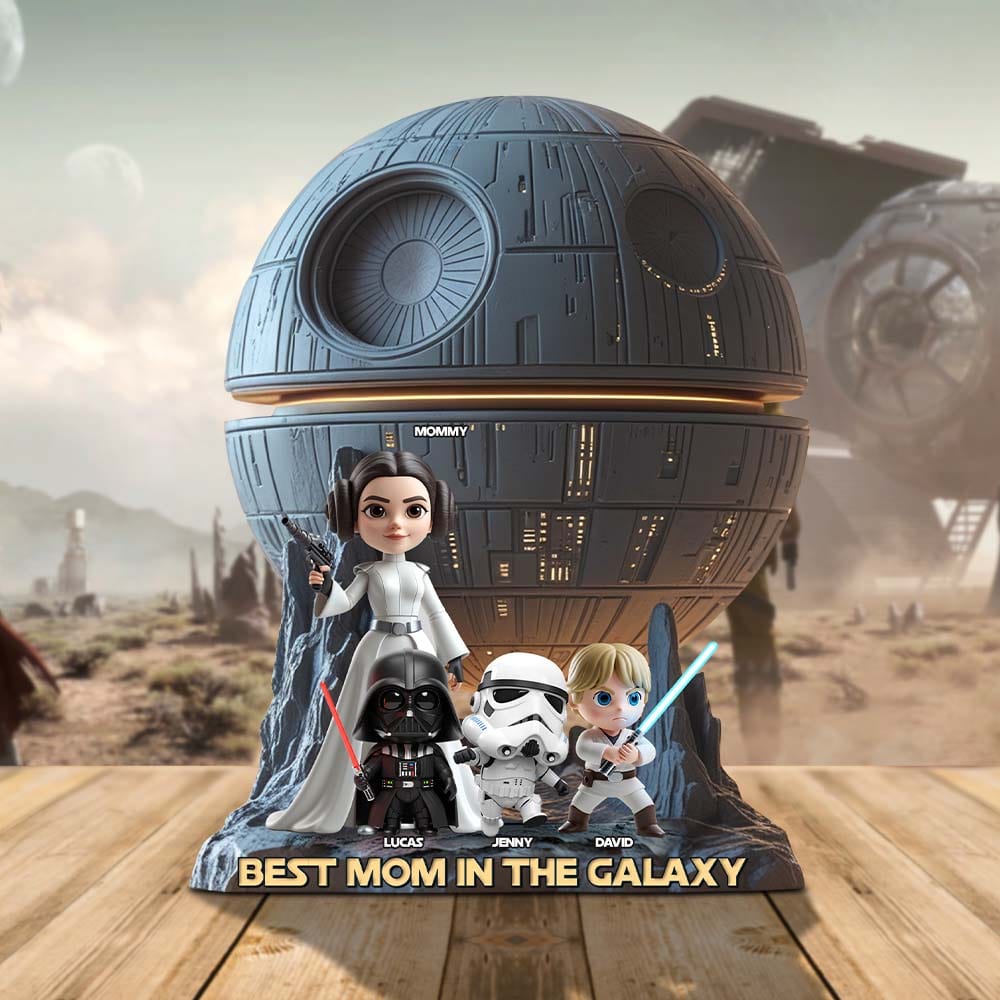 Personalized Acrylic Plaque The Force Is Strong With This Mom Gift for Mom Custom Home Decor