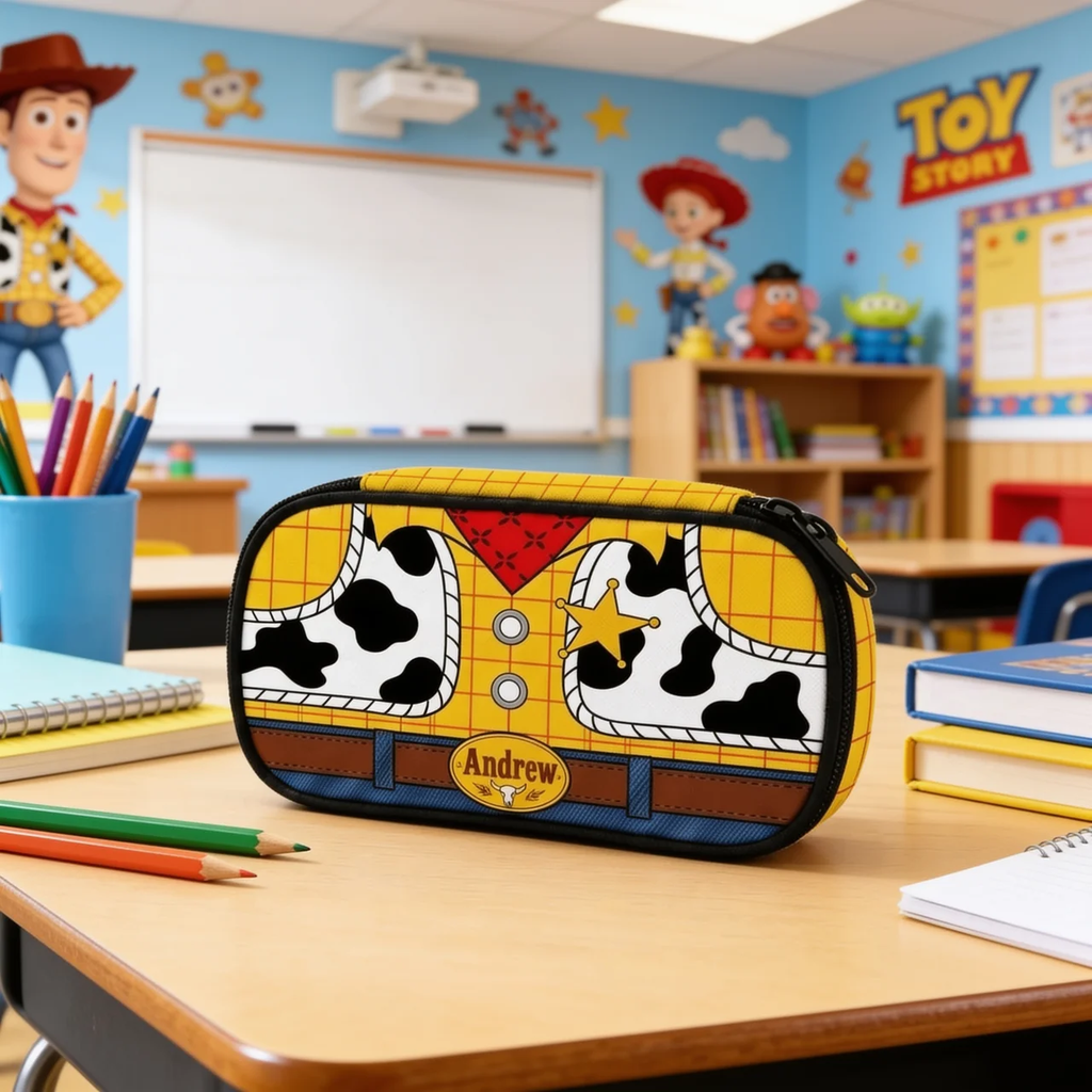 Personalized Cartoon Backpack Set with Lunch Bag & Water Bottle for Kids School Bag+ GradoCreations
