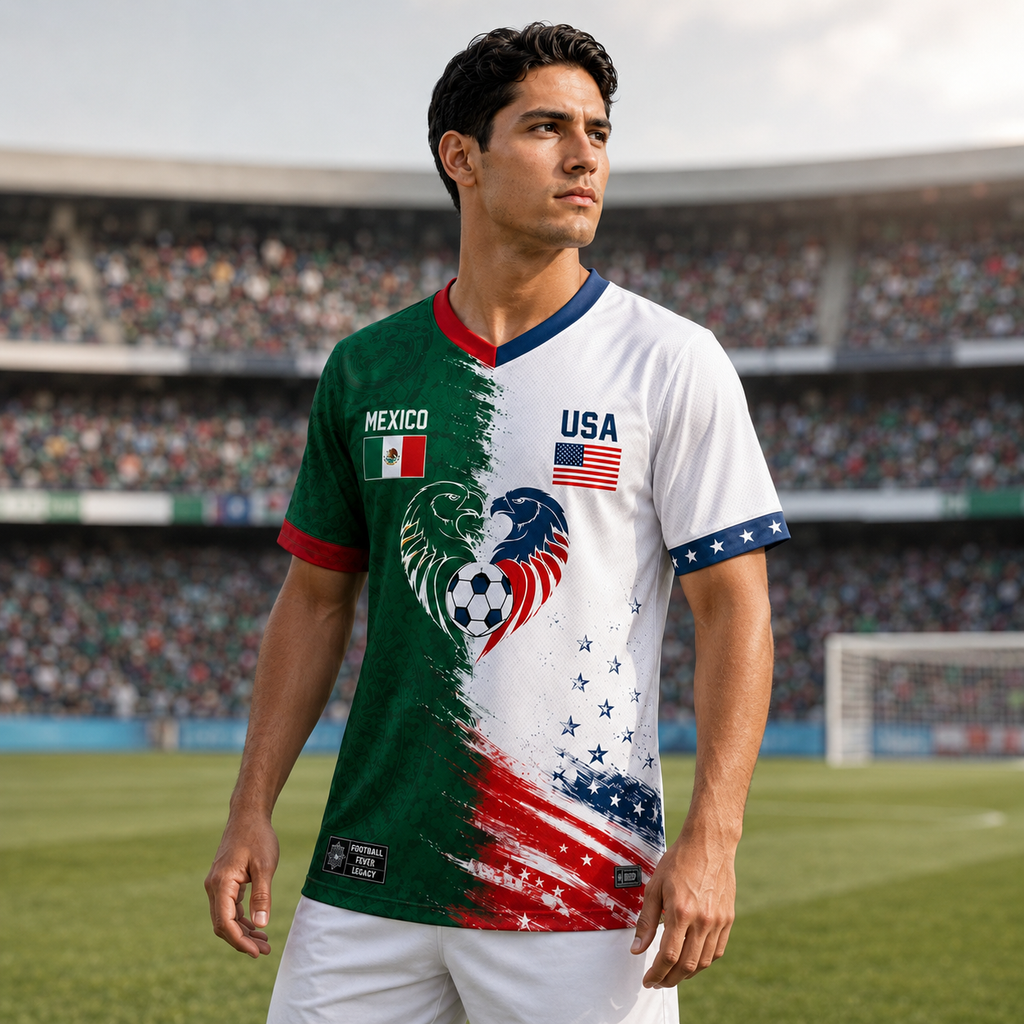 Personalized Mexico USA Soccer Jersey Custom Name Number Gift for Fans