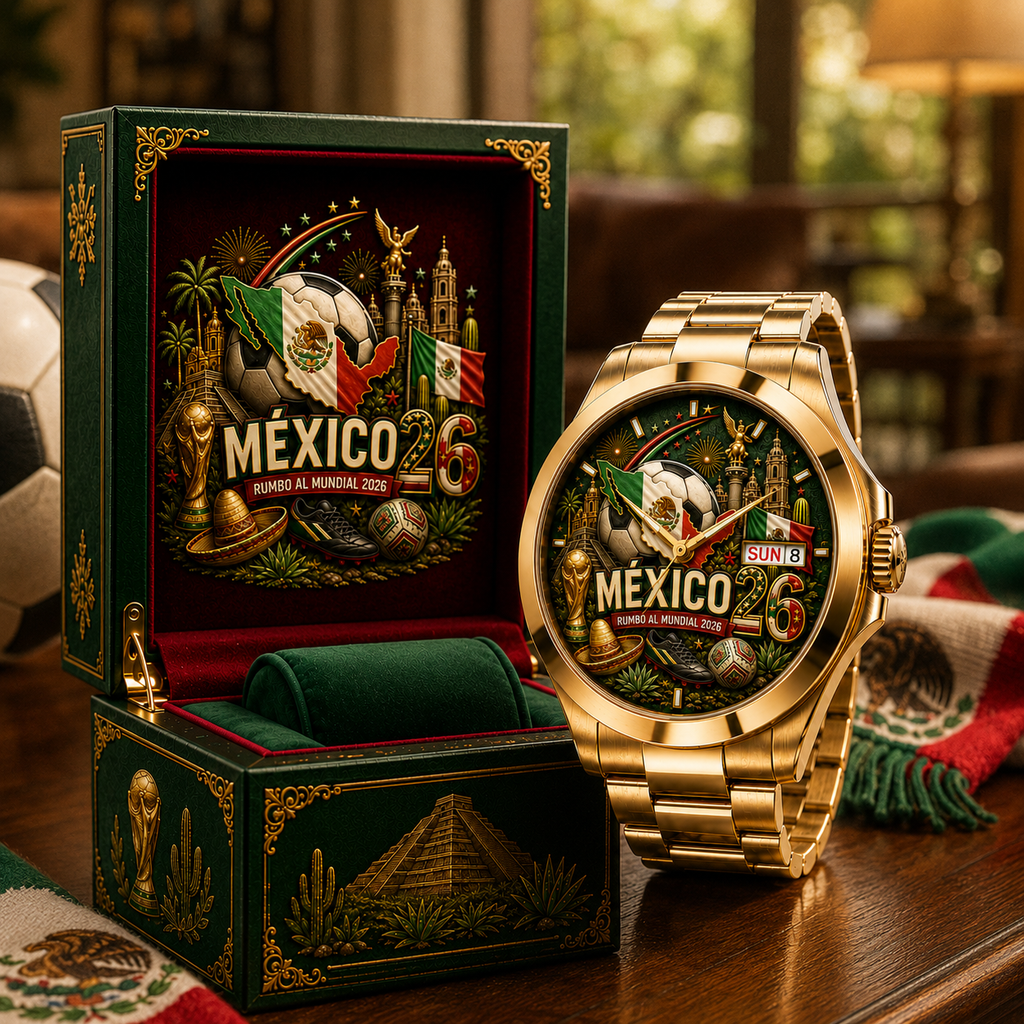 Mexico Football Team Men's Wrist Watch Custom Gift for Fans