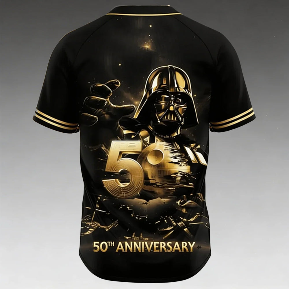 Personalized Star Wars Baseball Jersey 50th Anniversary Gift for Him