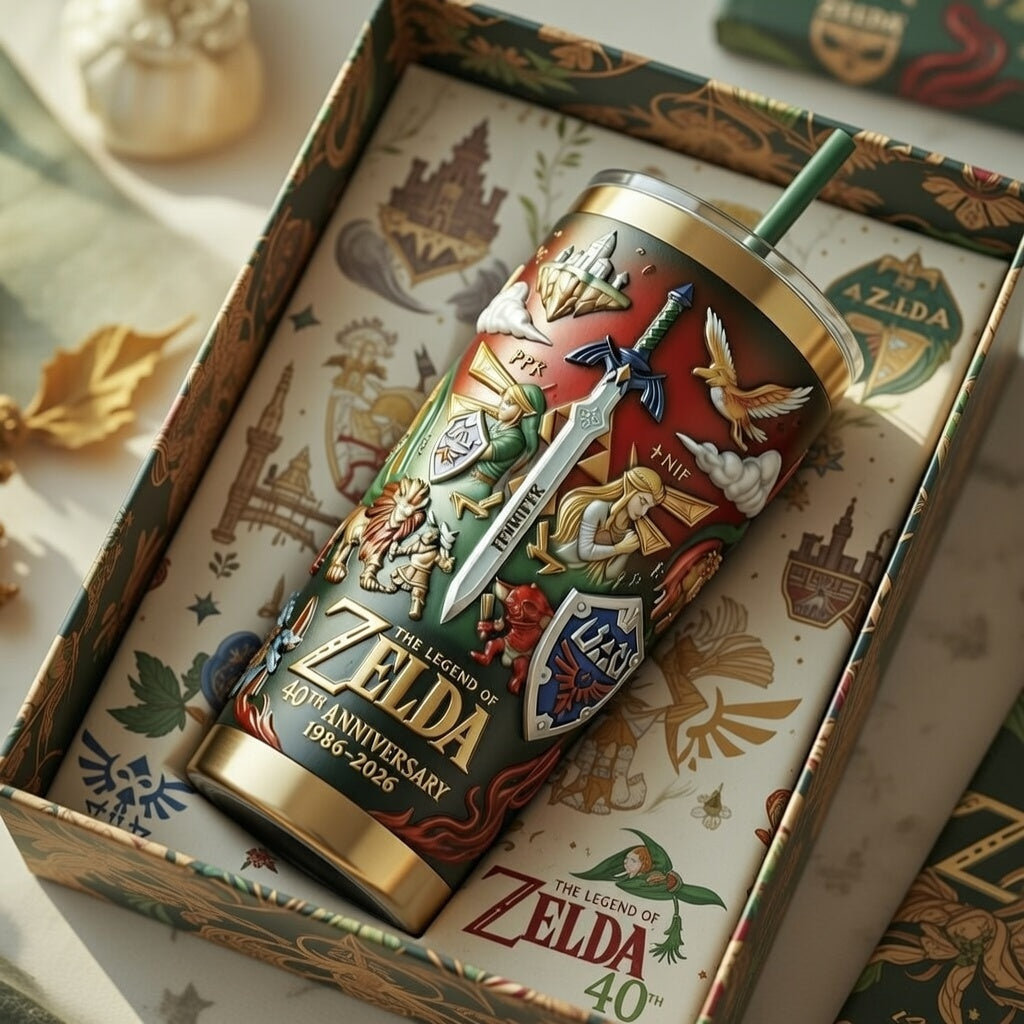 Personalized 40th Anniversary Tumbler Gift for Movie Fans