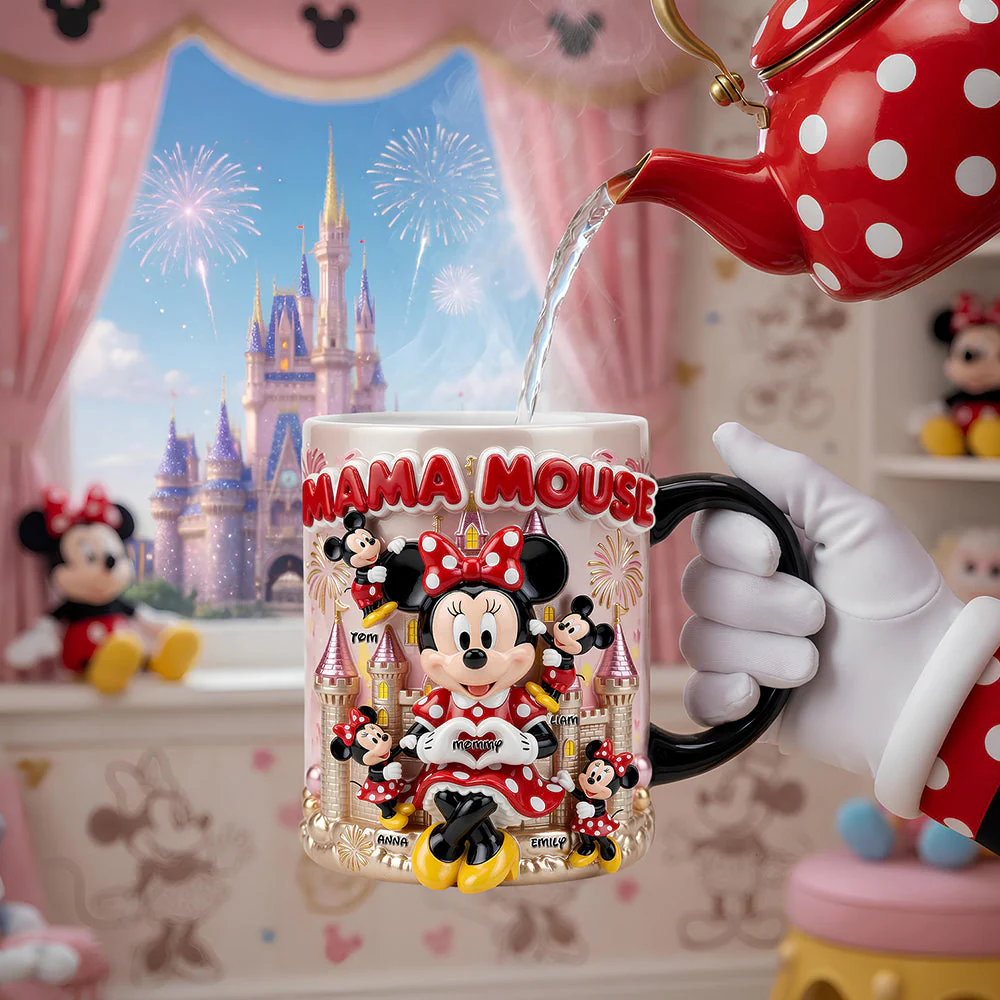 Personalized Coffee Mug Magic Mouse Sweet Castle Gift for Mom