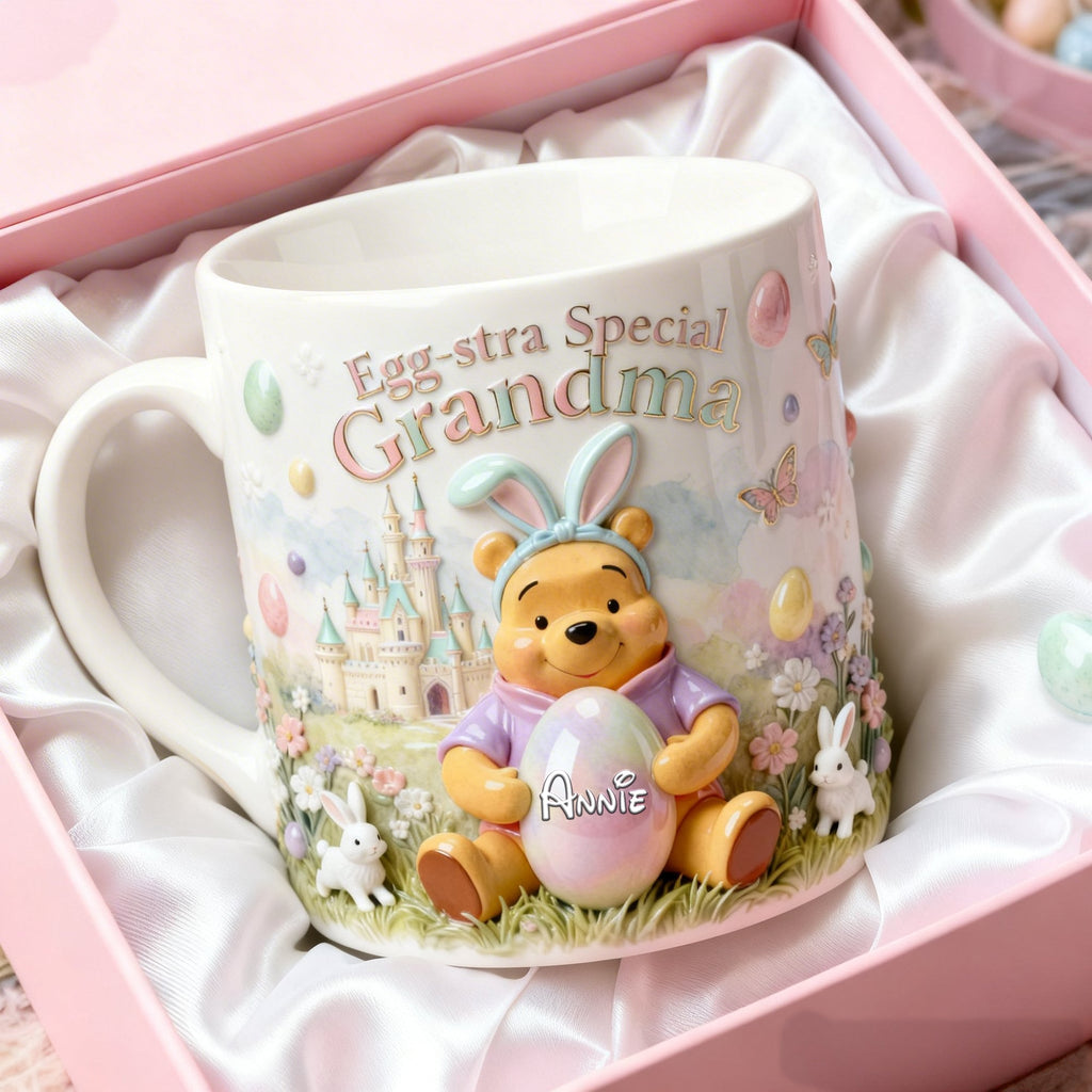 Personalized Egg-stra Special Grandma Mug Custom Names | Gift for Easter