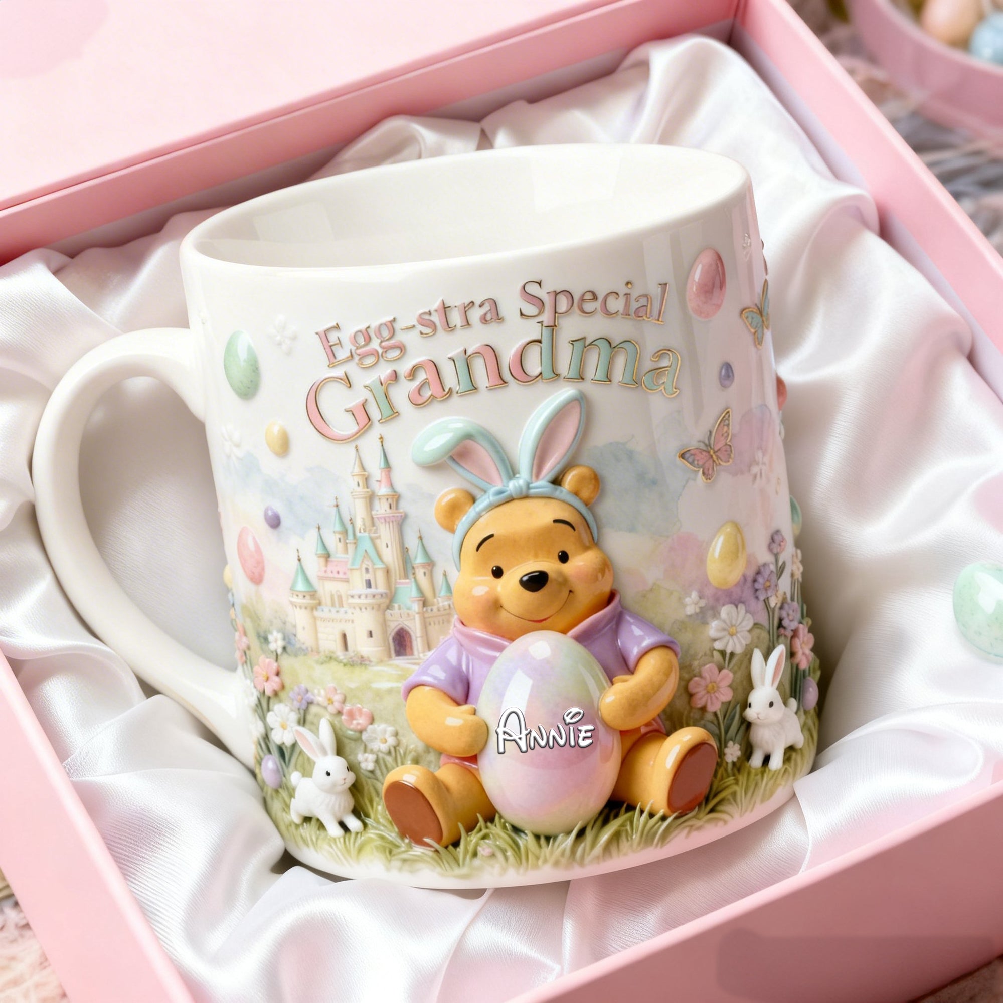 Personalized Egg-stra Special Grandma Mug Custom Names | Gift for Easter