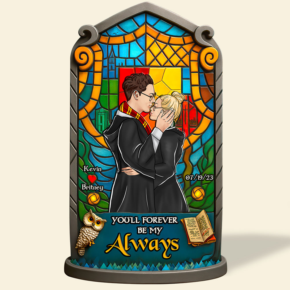 Personalized Acrylic Plaque for Couples - Wizard Theme Gift