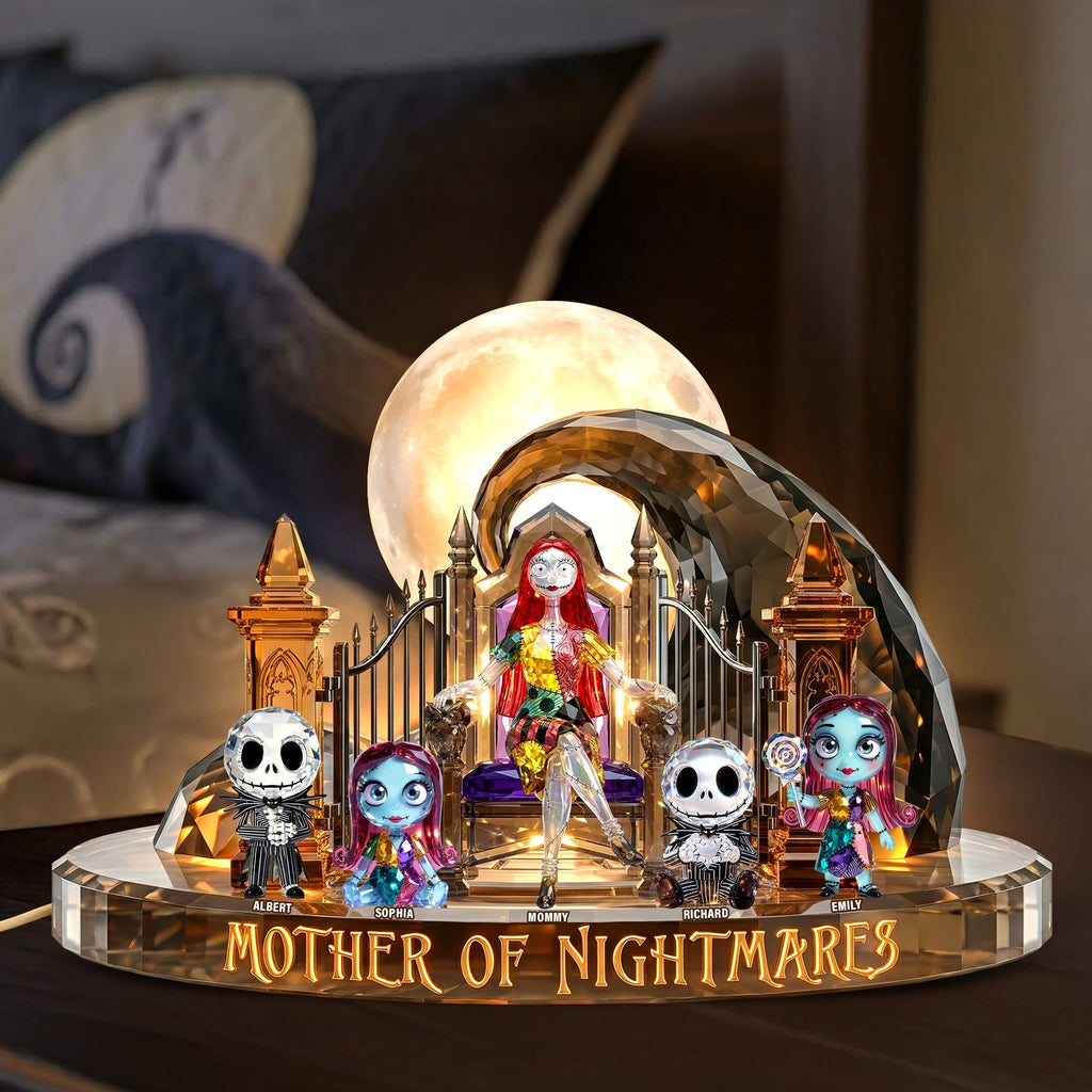 Personalized Spooky Mother of Nightmares Acrylic Light Box Gift for Mom
