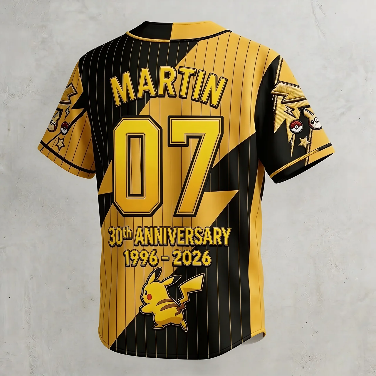 Personalized 30th Anniversary Baseball Jersey Custom Name Gift for Movie Fans