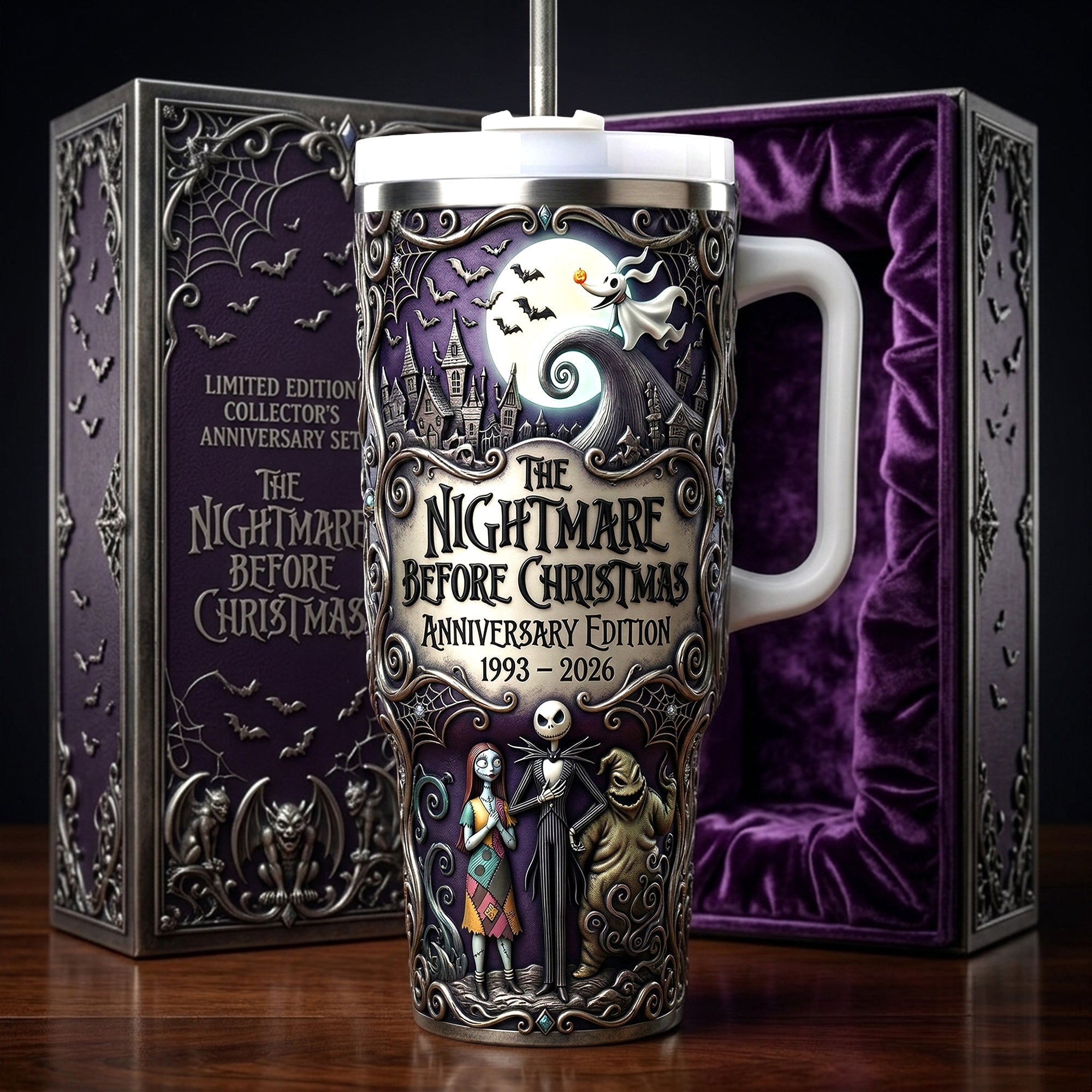 Personalized Spooky Nightmare Tumbler Cup Gift for Horror Fans