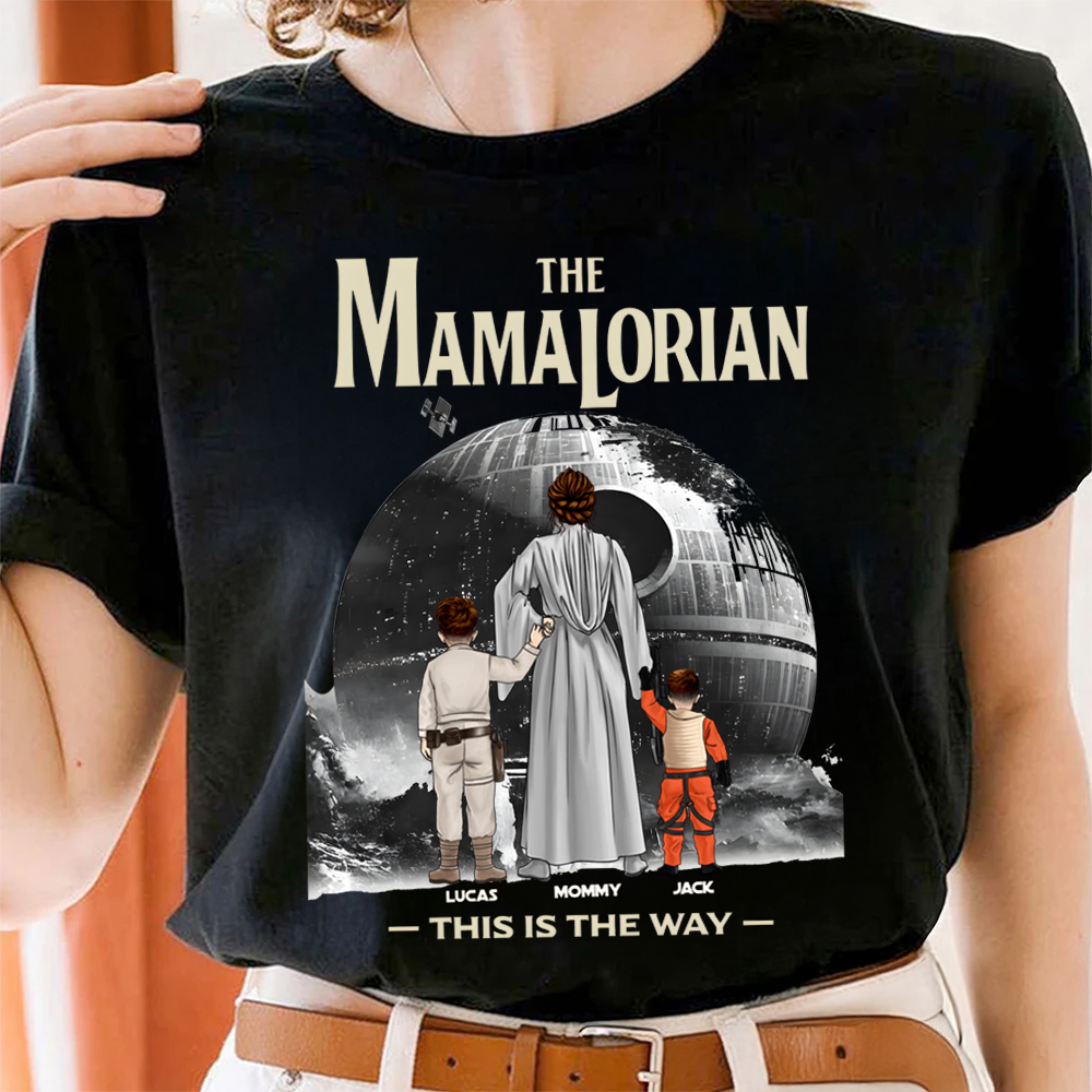 Personalized Mamalorian Shirt Custom Gift for Mom