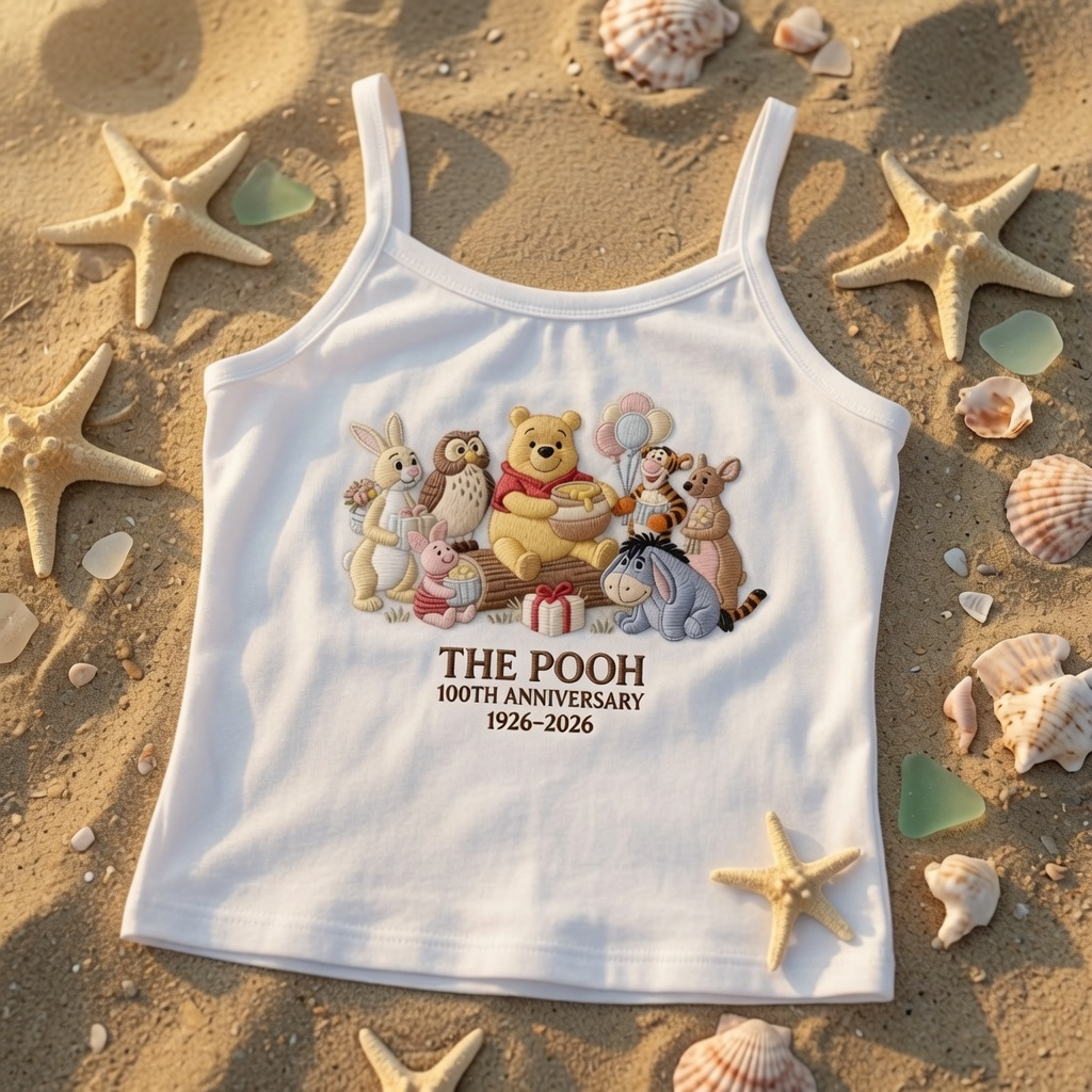 Personalized Embroidery Tank Top Gift for Her - Summer Style