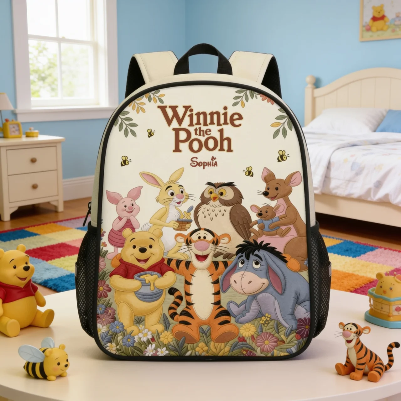 Personalized Winnie the Pooh Backpack Set for Kids - Back to School Gift School Bag+ GradoCreations